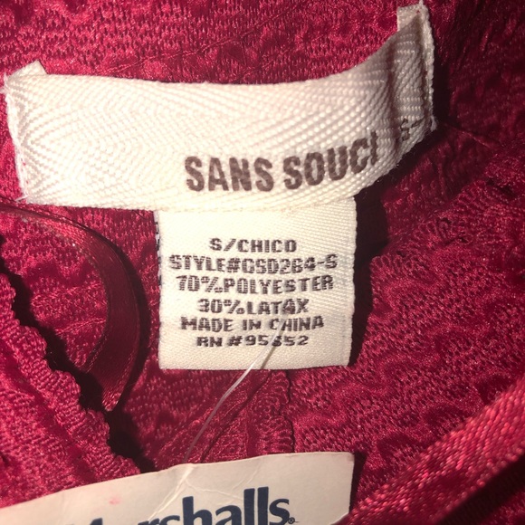(NWT) sans souchi strapless red dress - Picture 2 of 2